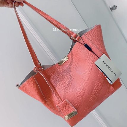 買取り実績  チェック トートバッグ Burberry(バーバリー) ピンク系 バッグ