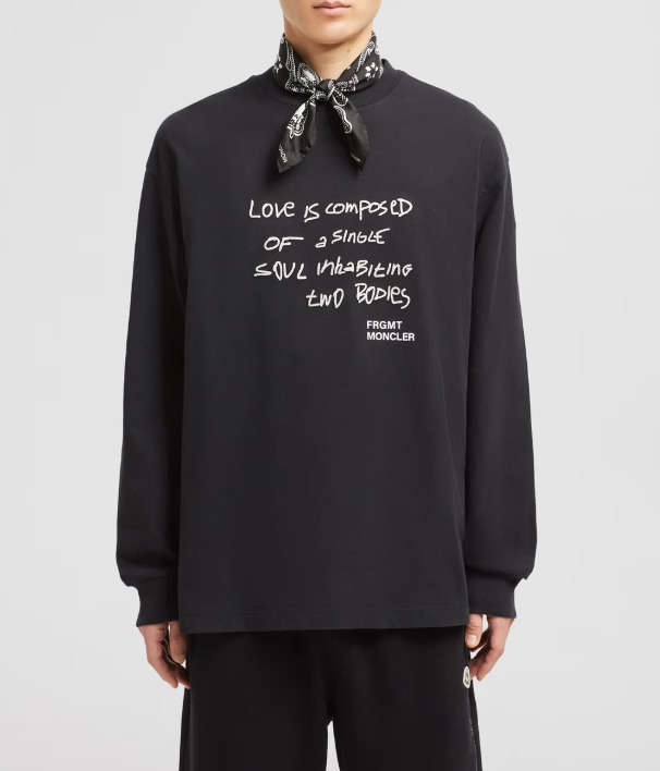 注目コラボ 関税込 国内発送 2025 Moncler x FRGMT ロゴ Tシャツ 限定コラボ【MONCLER x FRGMT】バックロゴTシャツ☆2色