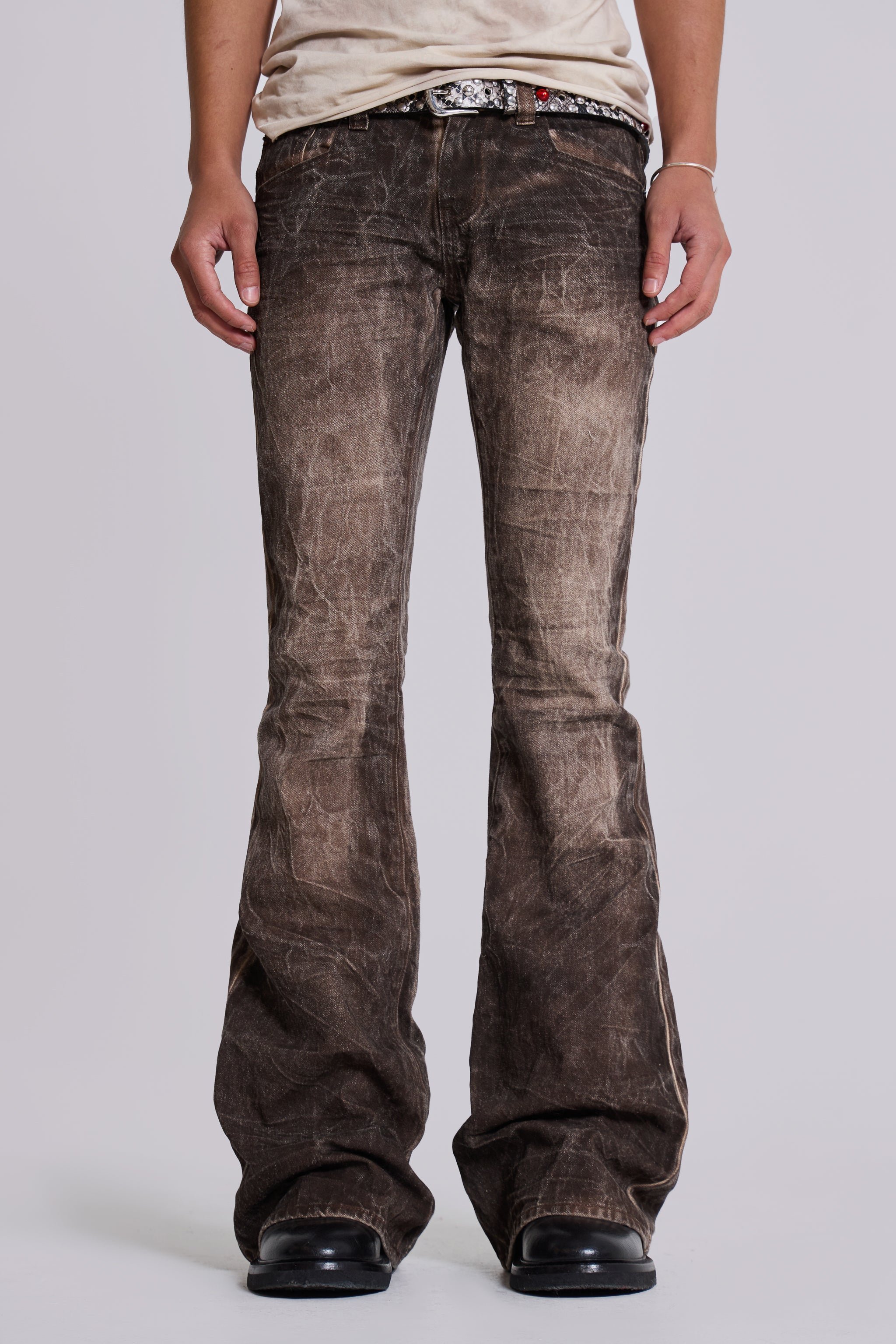 【SATIIIZ】Caesar Dart Curved Pants SATIIIZ (サティーズ) - シーザーダートカーブパンツ / Caesar