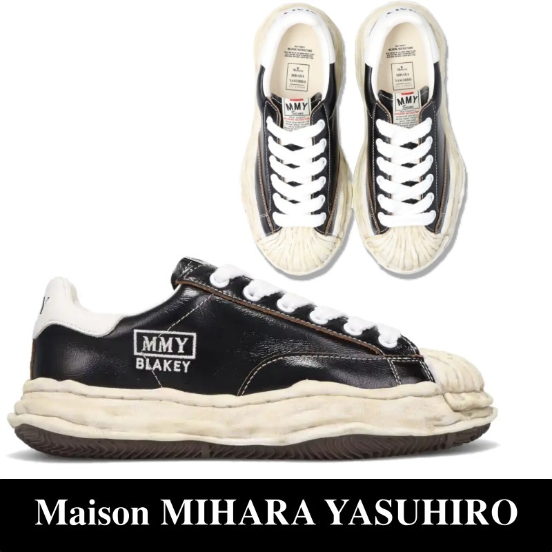 関税込【Maison MIHARA YASUHIRO】LEATHER LOW-TOP SNEAKER