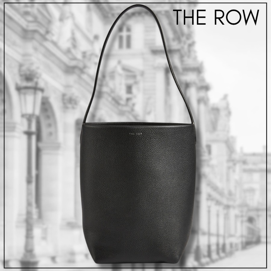 【THE ROW】N/S Park Tote グレインレザー★ シルバー箔押ロゴ