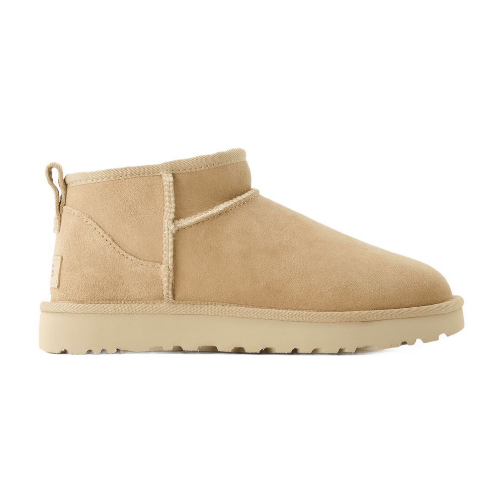 【関税込み】W Classic Ultra Mini Boots - UGG - Leather - Bei