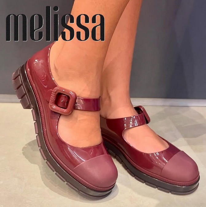 Melissa 追跡付/送料込 雨のお洒落 快適履き心地 メリージェーン