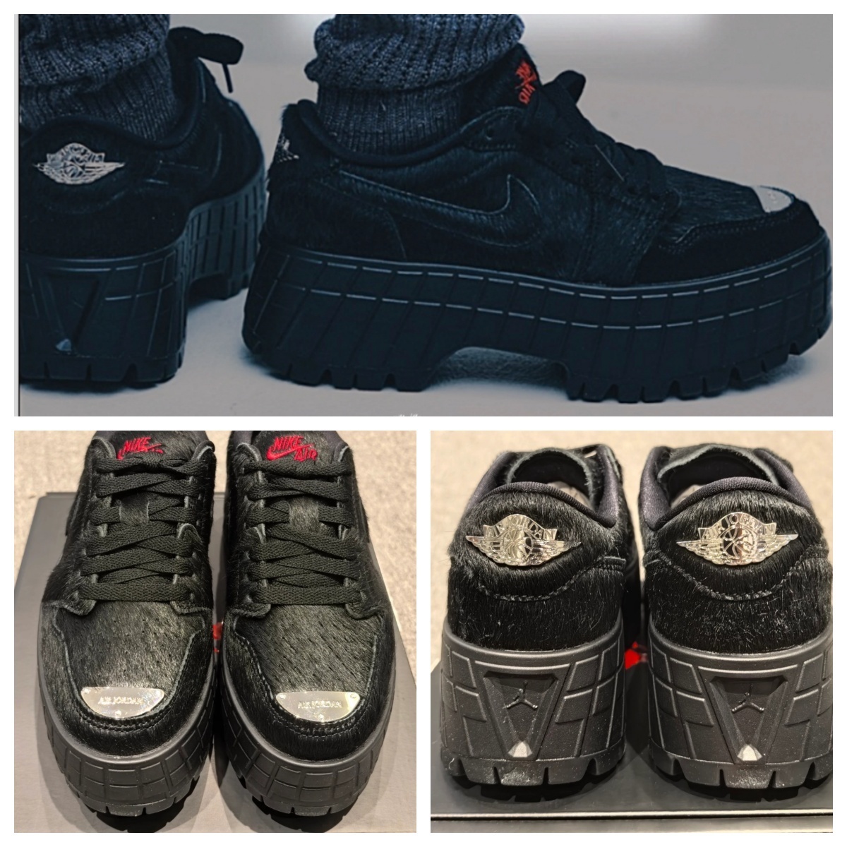 NIKE【送料込】Air Jordan 1 Brooklyn Low 厚底 スニーカー