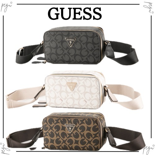 【Guess】国内発送 ショルダーバッグ CHARLESTOWN ゲス ロゴ