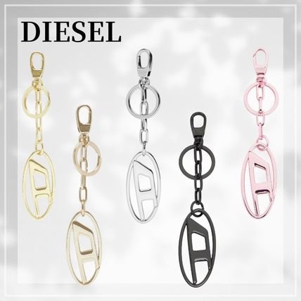 DIESEL ディーゼル ロゴ キーホルダー オーバルD キーリング