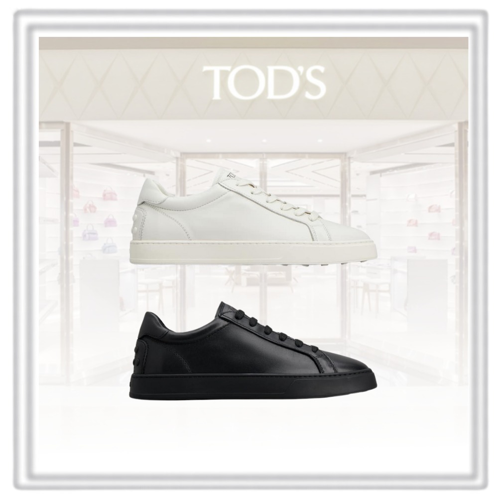 送料込直営店*TOD`S*トッズ レザースニーカー