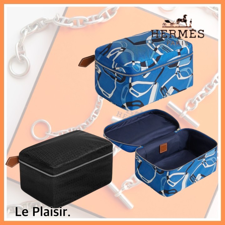 【カジュアル♪】HERMES トラベルシルク ミニ トラベル ケース