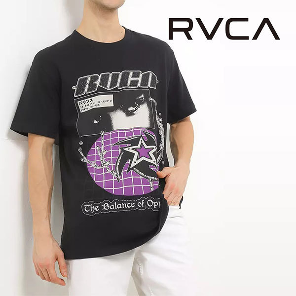 RVCA☆Niziolek Short Sleeve Tee プリントコットン半袖 Tシャツ