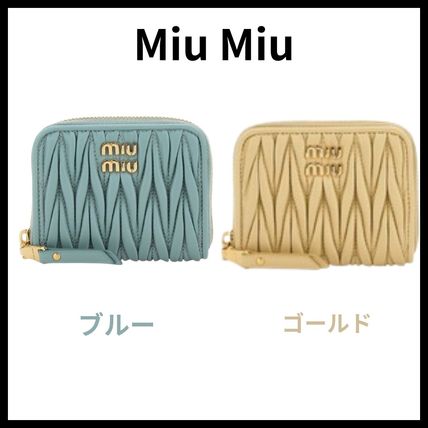 【MiuMiu】キルティング小銭入れ☆SALE中 キルティング MiuMiu(ミュウミュウ) コインケース・小銭入れ