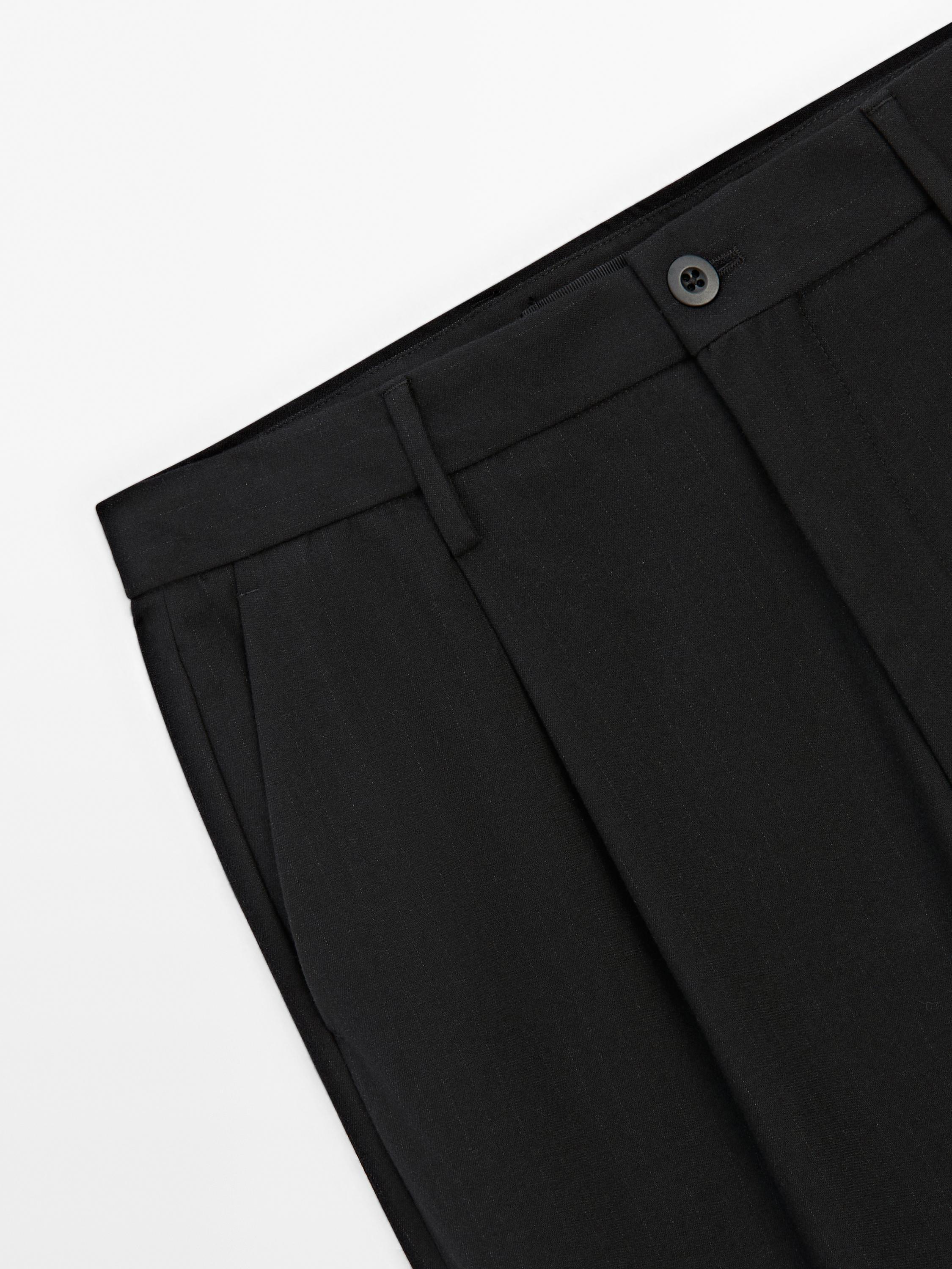 ☆日本未入荷*Massimo Dutti*新作*ストライプワイドパンツ/DN☆ ☆日本未入荷*Massimo Dutti*新作*ストライプタックパンツ/BL☆