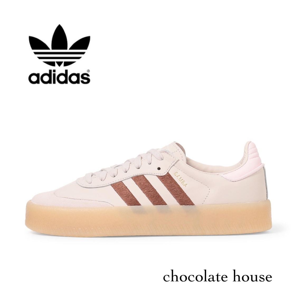 ◆adidas◆アディダス SAMBAE W ID3737 PUTT/PREL/CLEA