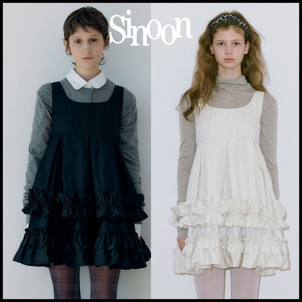 SINOON ■ Frill Sleeveless Dress ワンピース