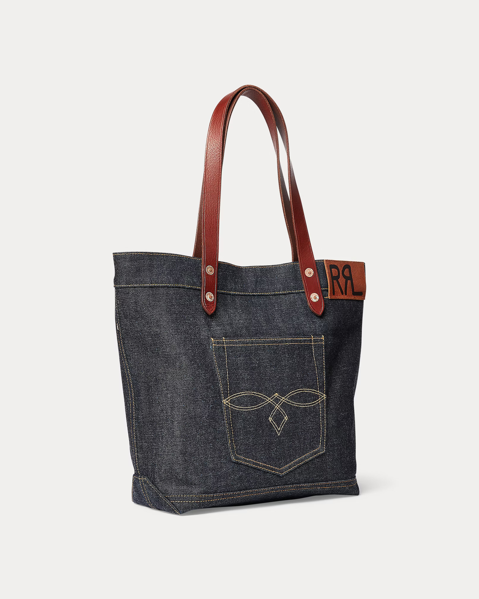 ダブルアールエル□RRL□Denim Tote□デニム・トート□コットン