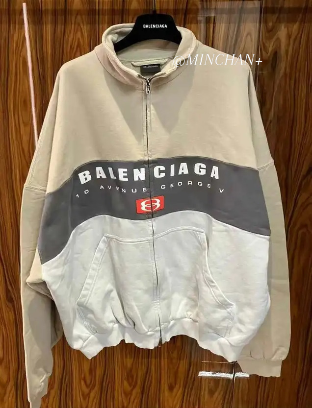 【BALENCIAGA】Zip-up sweatshirt ジップアップスウェットシャツ