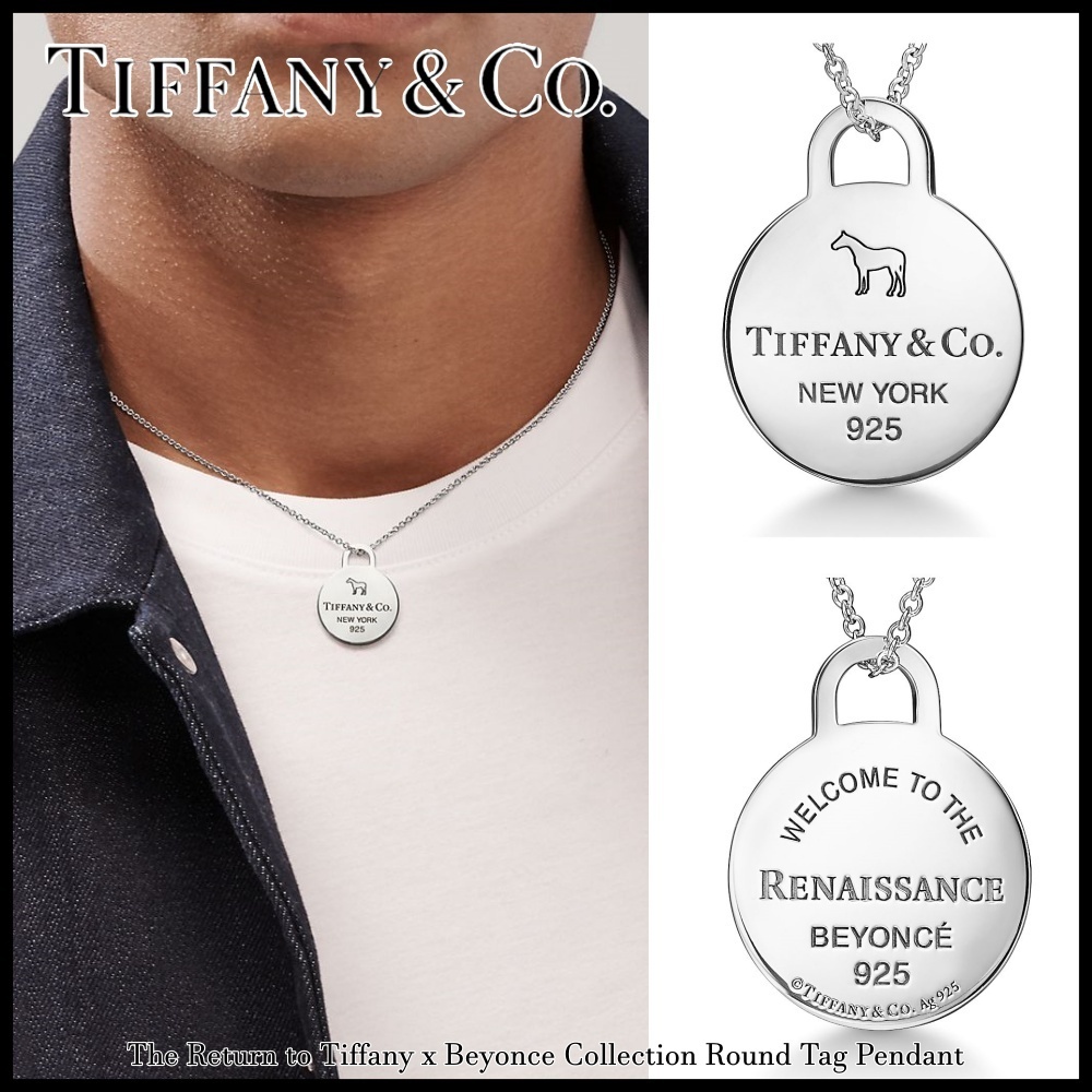 希少★Tiffany x ビヨンセ限定コラボ★ラウンドタグペンダント