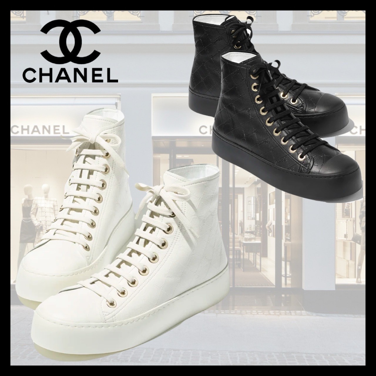 【シンプルベーシック♡】CHANEL スニーカー
