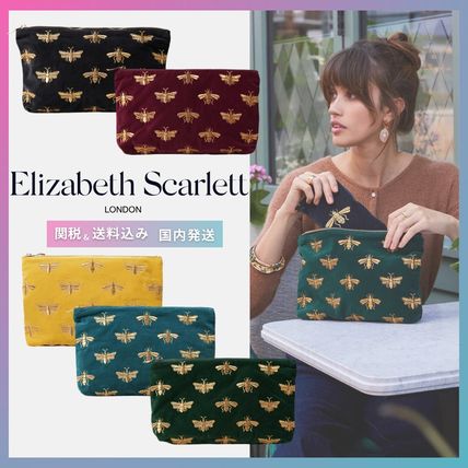 関税送料込み/国内配送☆Elizabeth Scarlettメイクポーチ 国内配送 * Elizabeth Scarlett ハニービーポーチ 関税送料込み
