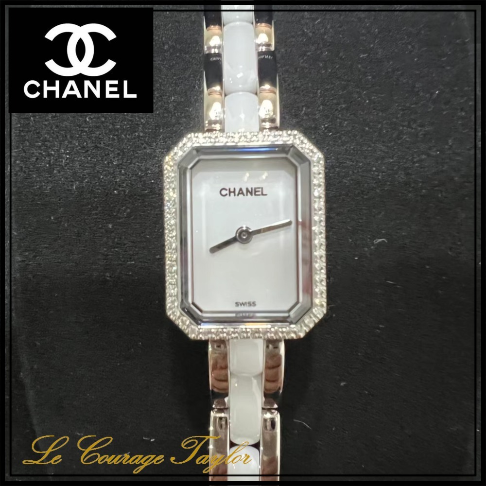 【上品】 腕時計♪ホワイト【CHANEL】シャネルプルミエール セラミック 時計