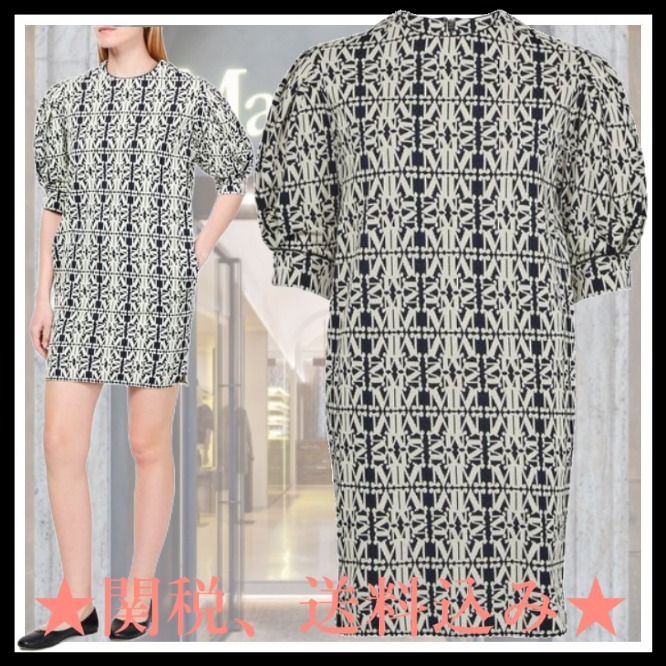 ★Max Mara★[グスターボ] コットンジャカードジャージー ドレス