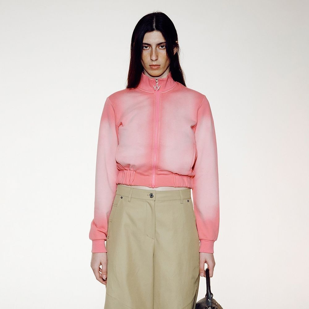 ジャケット OPEN YY_TheOpen Product WASHED BABY ZIPPED JACKET (PINK)