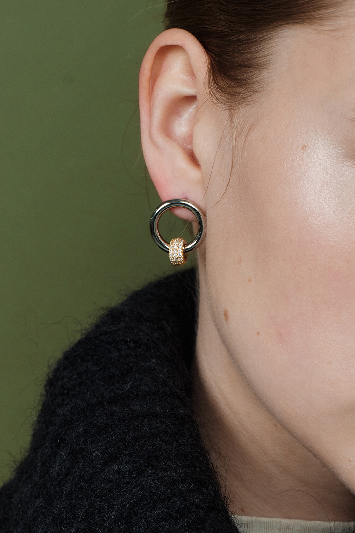 ピアス Monday Edition _ Shiny Ring Earrings