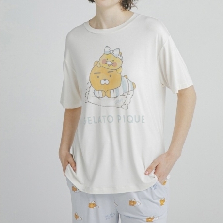 【gelato pique】KAKAO FRIENDSコラボ 半袖Tシャツ