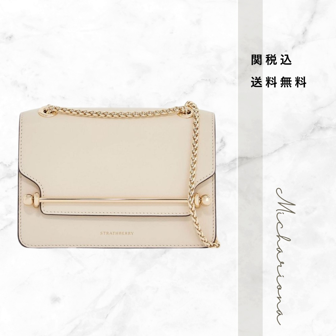 STRATHBERRY East/West Mini ショルダー バッグ ベージュ