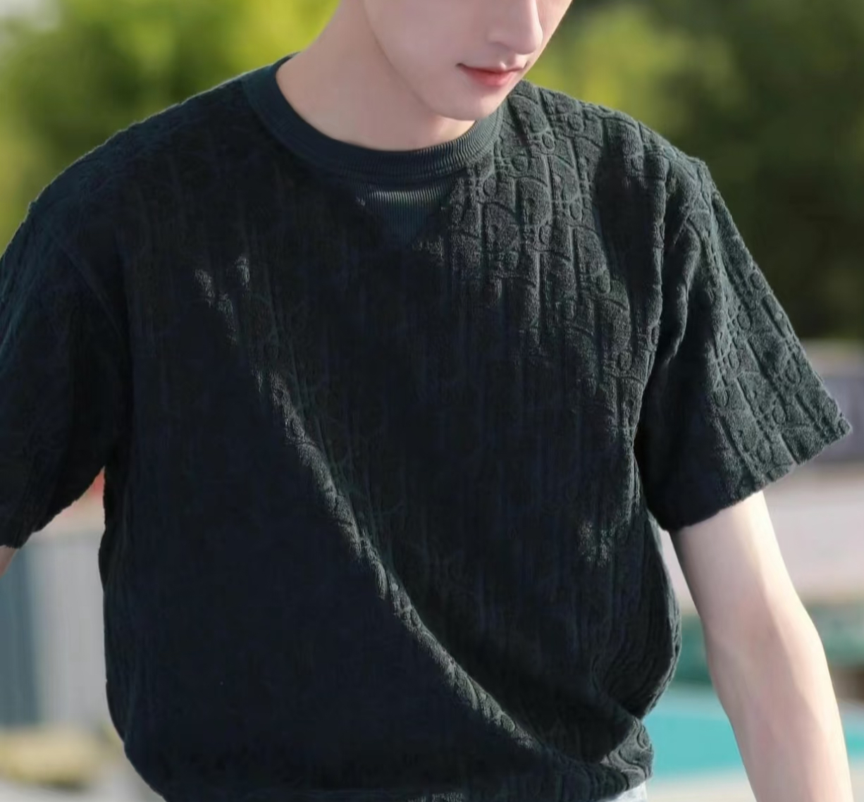 上品でシンプル♪【DIOR】オブリーク Tシャツ (リラックス FIT) 上品でシンプル♪【DIOR】オブリーク Tシャツ (リラックス FIT)
