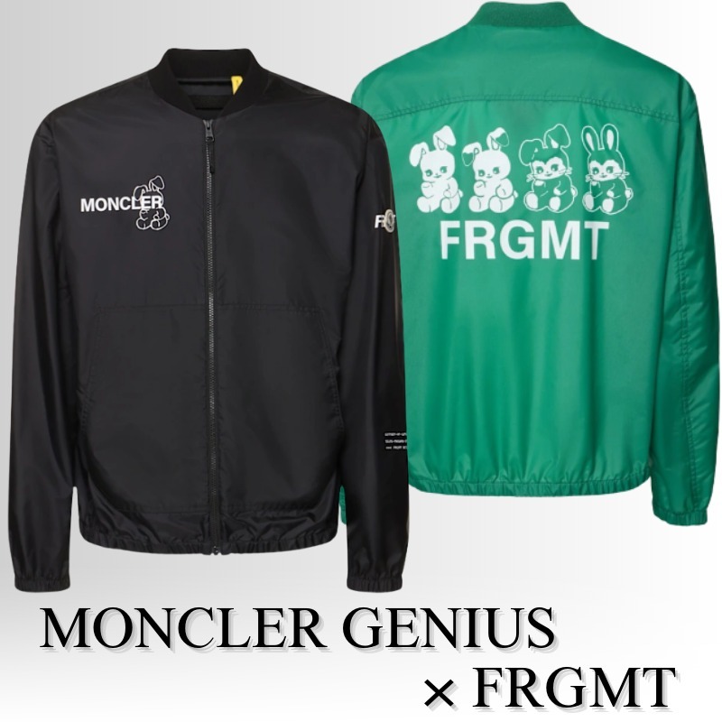 【コラボ】MONCLER × FRGMT Ostria ジャケット バニープリント