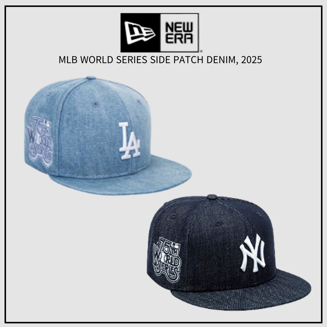 【韓国】ニューエラ■新作*MLB WORLD SERIES SIDE PATCH DENIM