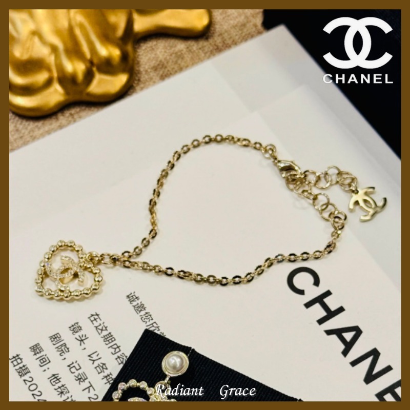 《華やかに魅せる★》CHANEL 25P チャーム ブレスレット