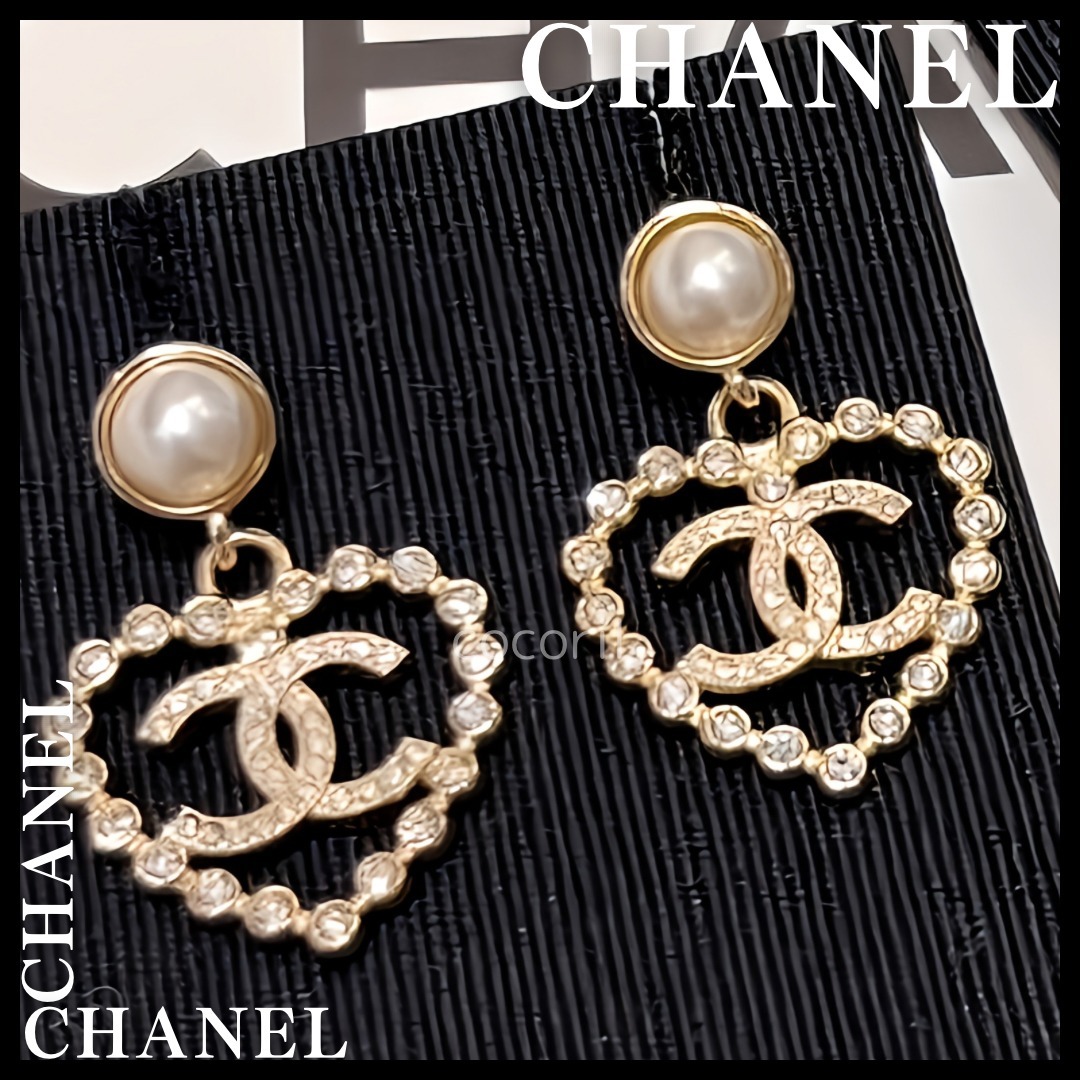 25P【おしゃれなレディに人気】◆CHANEL◆ピアス ハート ギフト