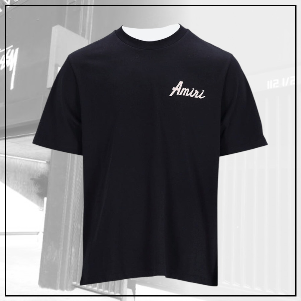 すぐにお届け♪ AMIRI City Tシャツ ブラック 綿100%