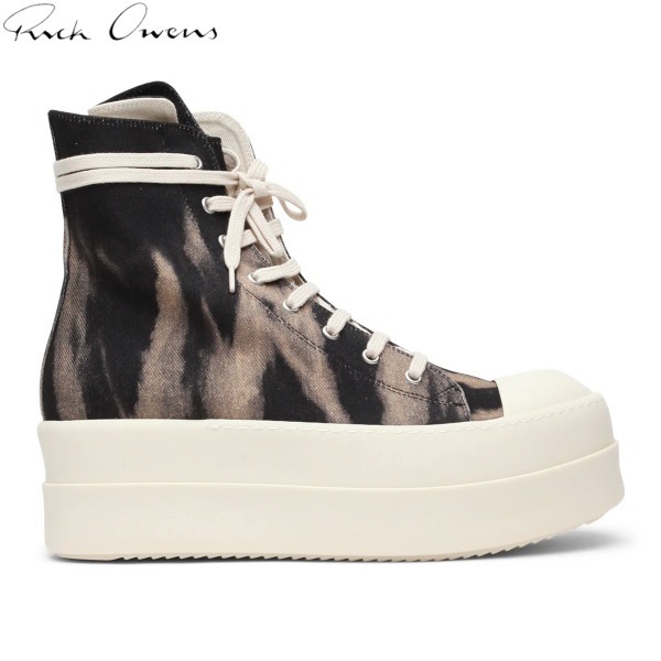 Rick Owens DRKSHDW ダブルバンパースニーカー ブラック