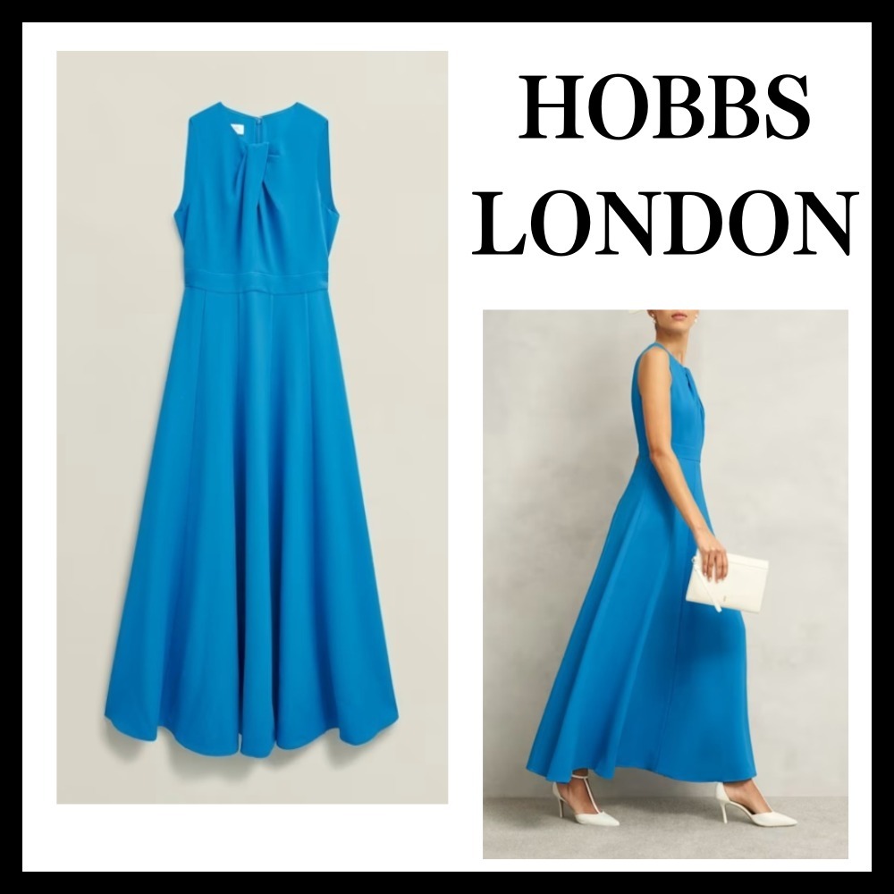 ♦HOBBS LONDON♦ジェッサ ツイストディテールドレス