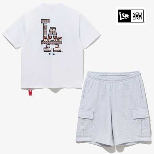 [New Era] 上下セット Tシャツ& ショートパンツ R5345