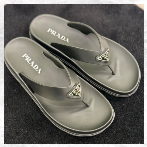 【日本未入荷☆】PRADA プラダ ラバー サンダル ロゴ入り