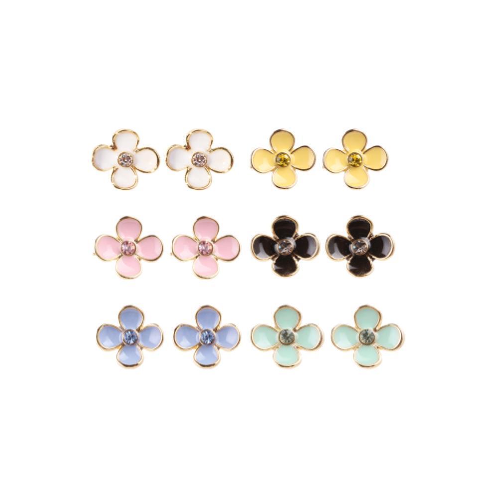 ☆DANA BURTON☆ Forget-me-not mini stud epoxy earrings