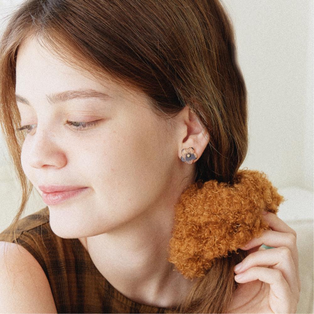☆DANA BURTON☆ Leopard Lux Mini Earrings