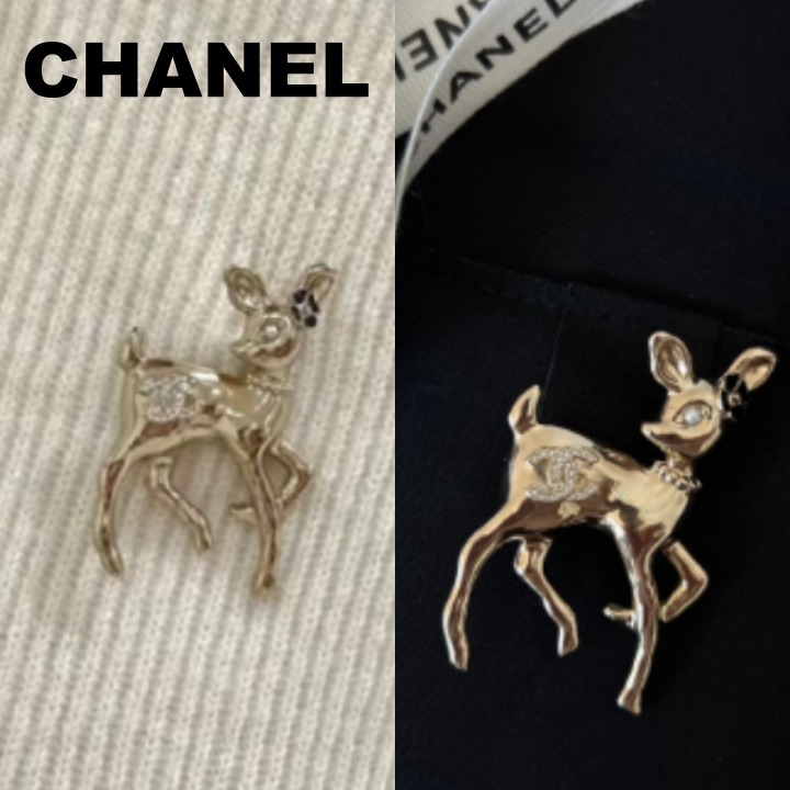 目を惹く胸元お洒落☆25P新作】CHANEL ブローチ