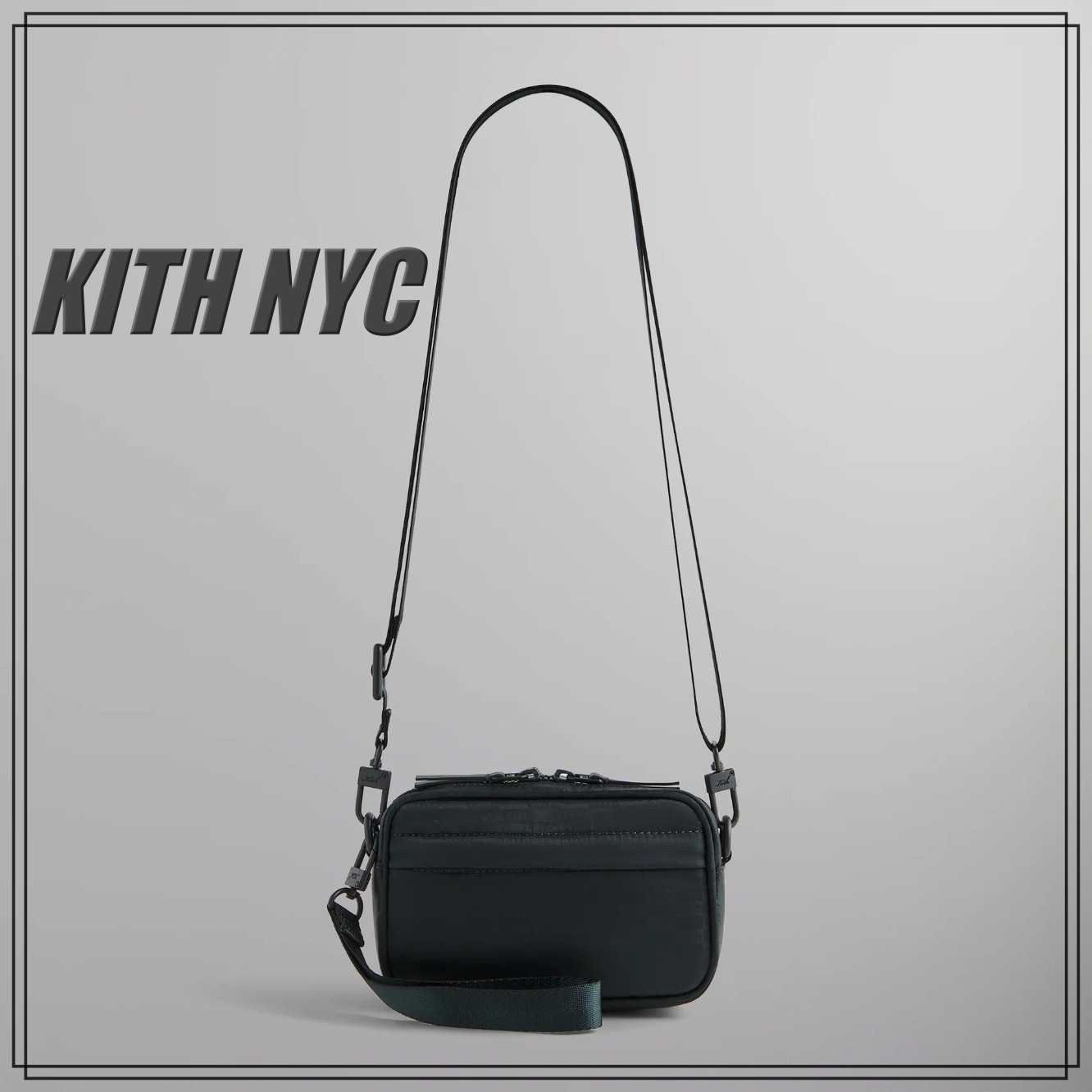 KITH NYC モノグラム ミニポーチショルダーバッグ関税送料込み