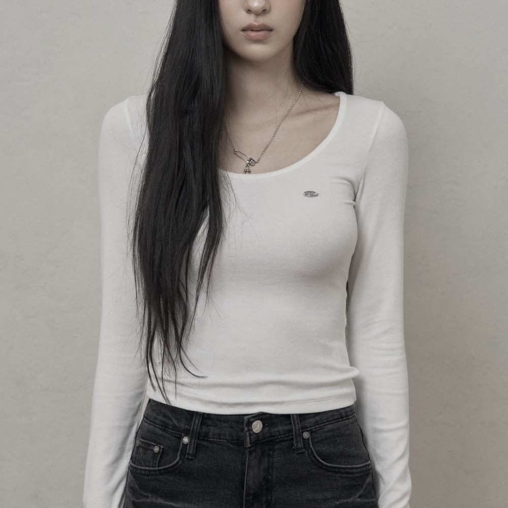 Tシャツ・カットソー KHAKIPOINT Basic Uneck Tshirt (ivory)