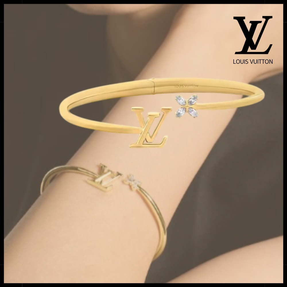【上品で可愛い】Louis Vuitton ブレスレット リジッド フラワー