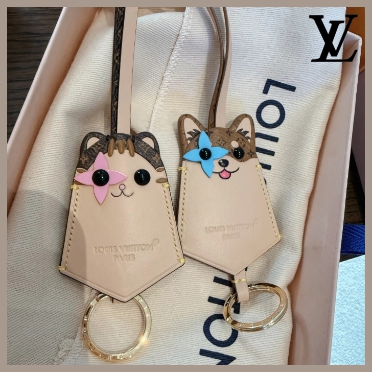 《LVロゴ》Louis Vuitton バッグチャーム・LV キャット