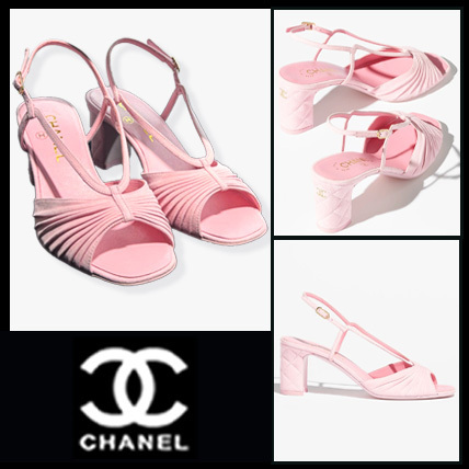 大人かわいいピンク♪【 CHANEL 】サンダル♡