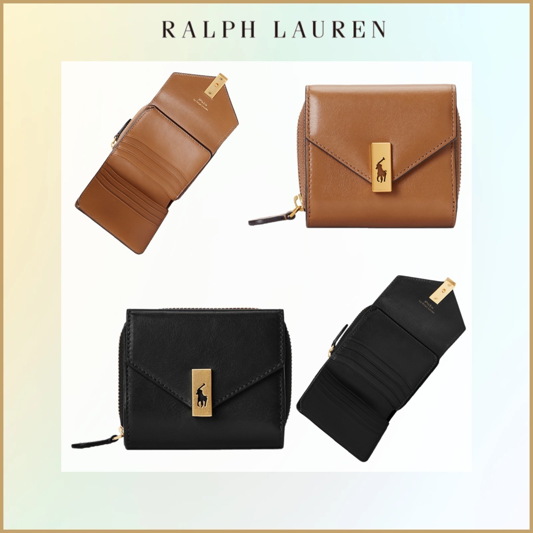 【Polo Ralph Lauren】Polo ID レザー コンパクト ウォレット
