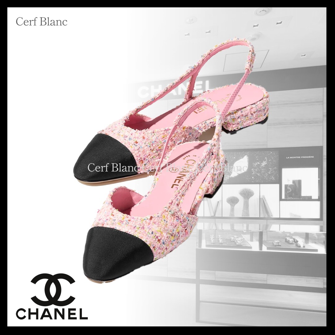 25SS【CHANEL】ツイードスリングバッグシューズ