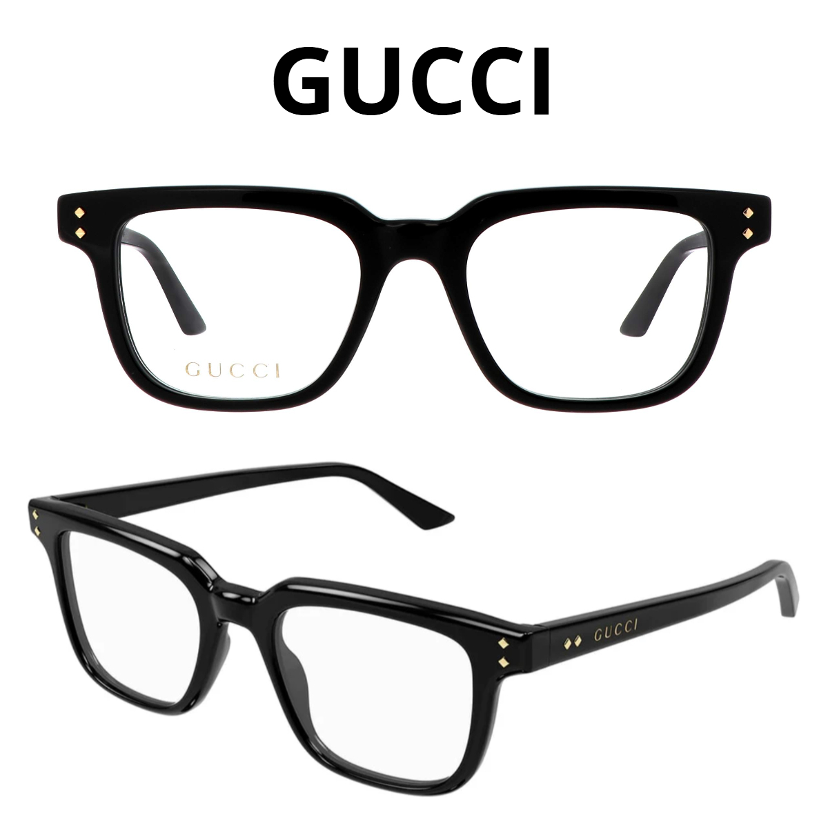 関税・送料込み＊Gucci＊ロゴ スクエア メガネ