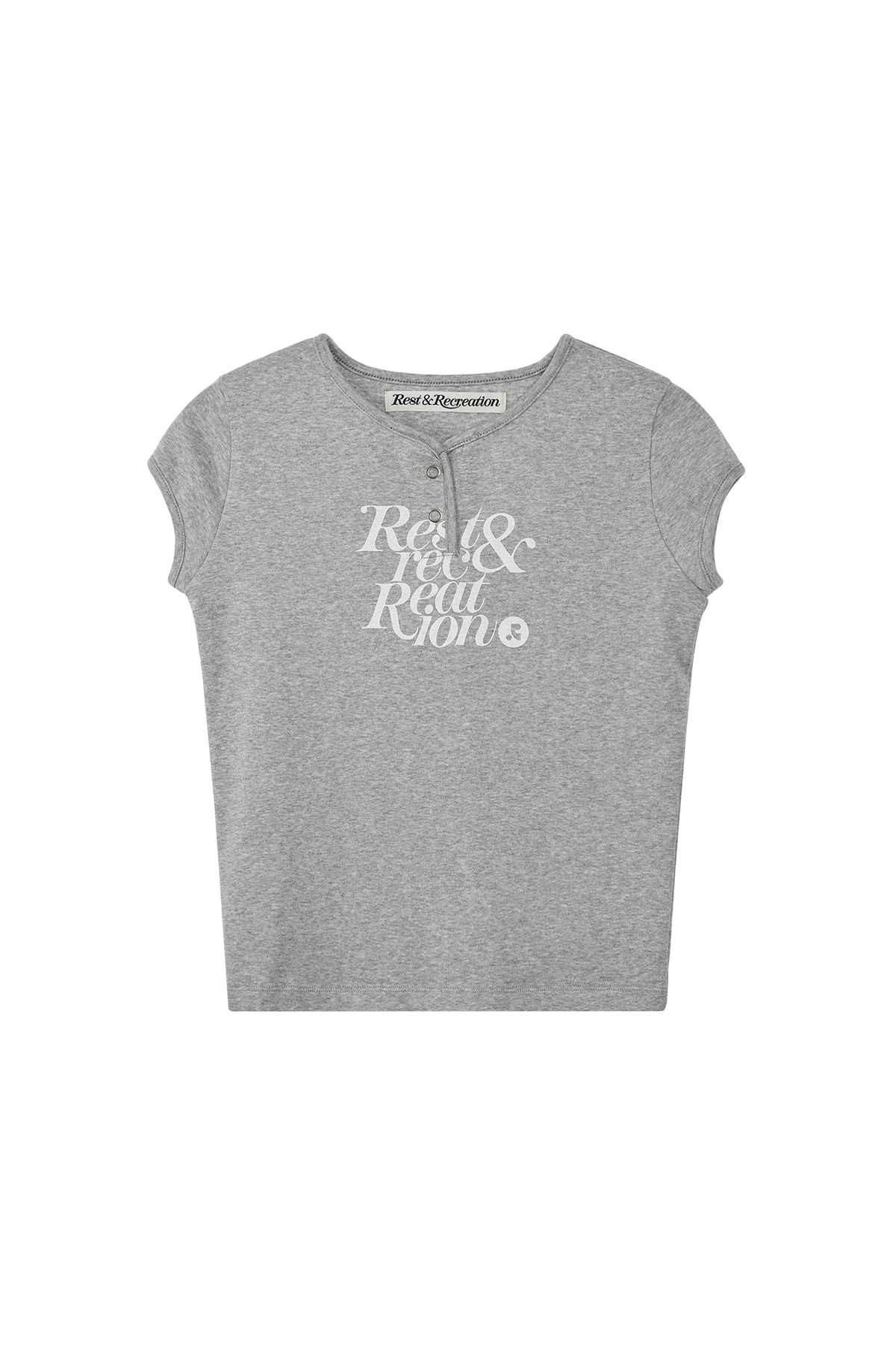 【Rest&Recreation】CAP SLEEVE T-SHIRT Tシャツ Rest & Recreation】[25SS] CAP SLEEVE T-SHIRT [正規品] 半袖